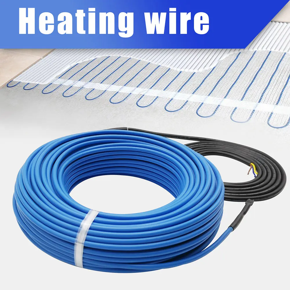 220V 20W/m 5m-160m MINCO High Quality Heating Cable For Bedroom Kitchen Energy Saving Room Floor Heating Cables Hotline