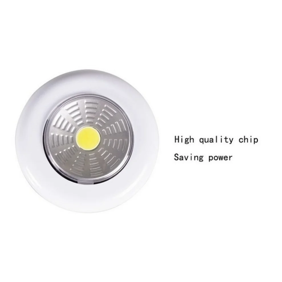 LDHLM COB LED Under Cabinet Light With Adhesive Sticker Wireless Wall Lamp Wardrobe Cupboard Closet Bedroom Kitchen Night Light