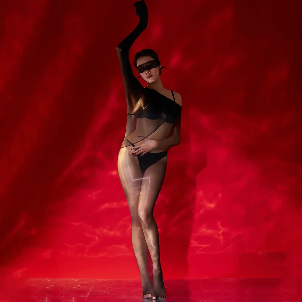 

Anti-snag Stockings Oily Shiny Pants Female High Elasticity Regular Length Spring Summer Autumn Winter For Club