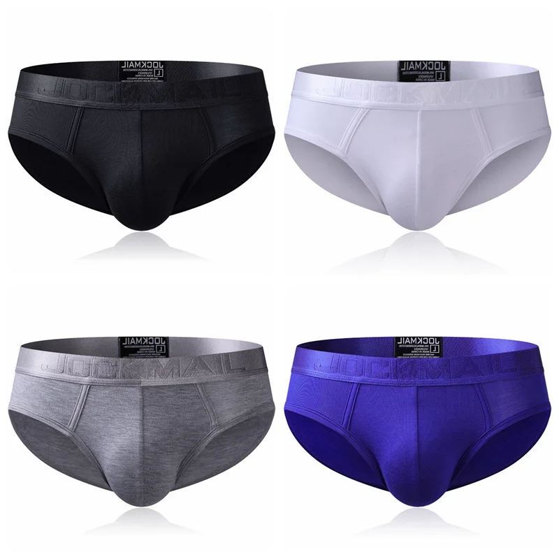 JOCKMAIL Thương Hiệu Modal Chất Liệu Quần Lót Nam Thời Trang Gợi Cảm Liền Mạch Quần Sịp Boxer Chạy Bộ Quần Short Đi Biển Bơi Thân Cây