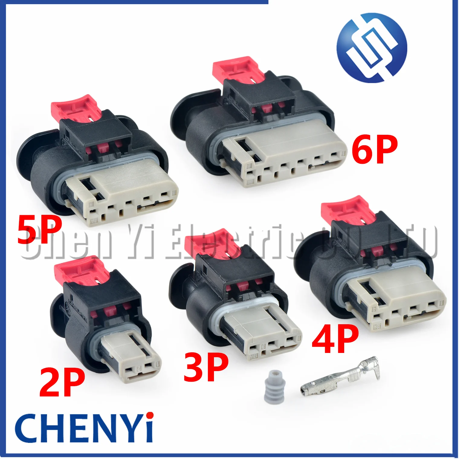 2/3/4/5/6 Pin Car waterproof sensor connector taillight Wire harness plug 35126383 35126375 35126369 35126363 35020435 For Tesla