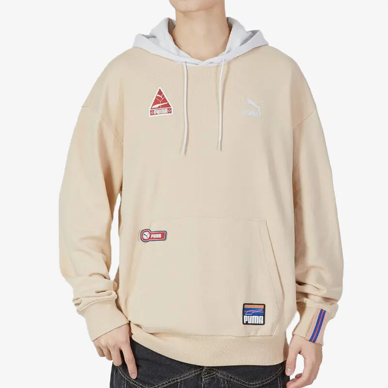 

Puma натуральная весенняя новая спортивная повседневная минималистичная толстовка с капюшоном унисекс 677377-67