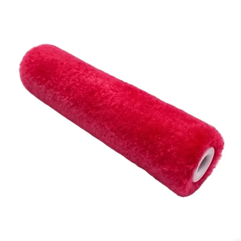 Wool Paint Roller Portable Roller Paint Brush with Plastic Handle For Artistic Painting And Home Decoration