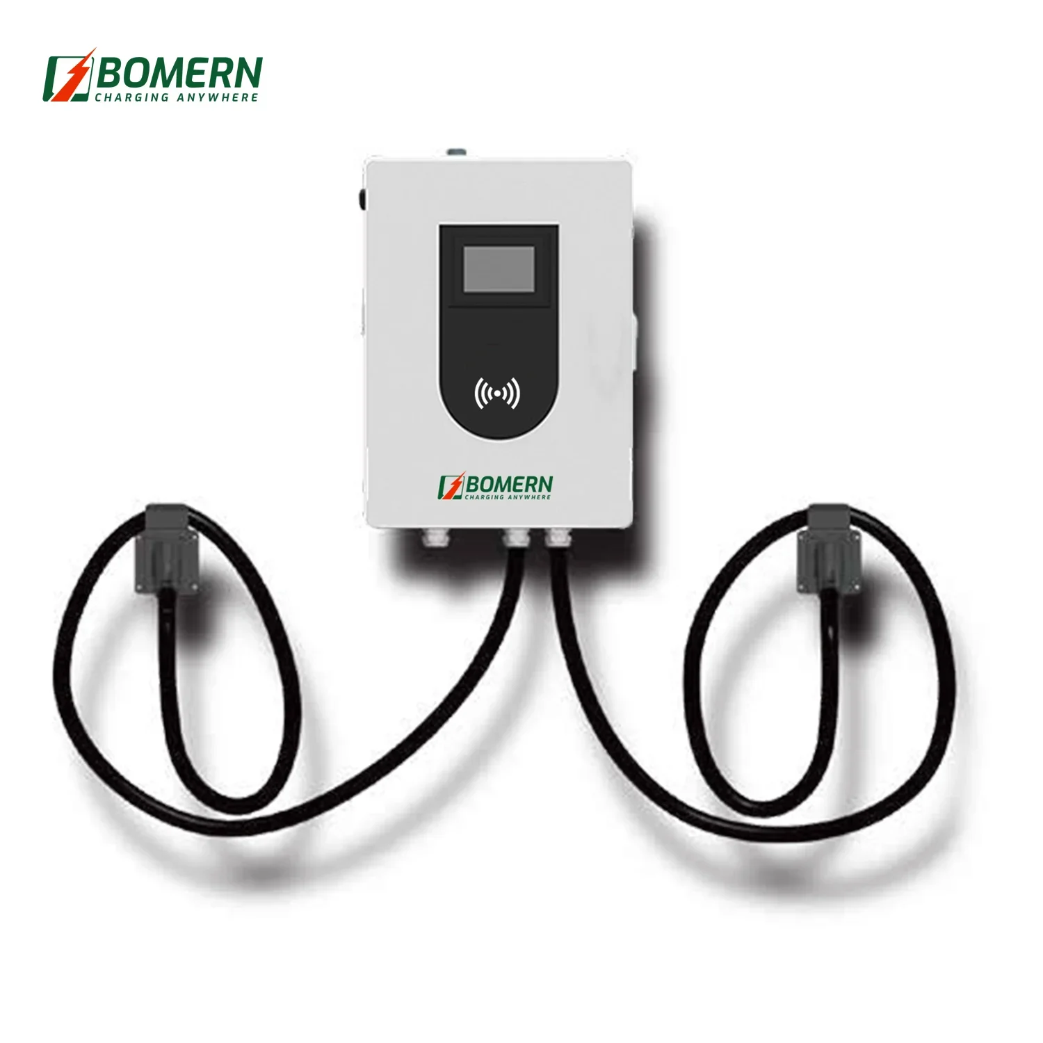 Multi-functional Dc Ac Wall-mounted Charging Pile Ev Dc Charger 2 Guns For 40 Kw Ev Ccs Gbt/dc Charger