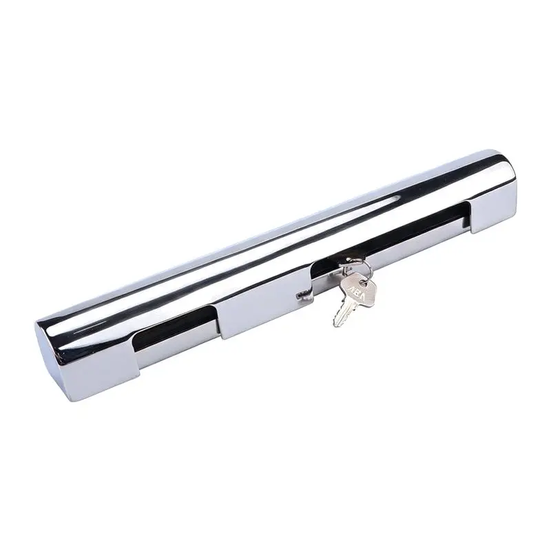 Marine Motor Lock, High Quality Polished Marine Outboard Engine Lock Stainless Steel Anti-theft Outboard Lock 300mm