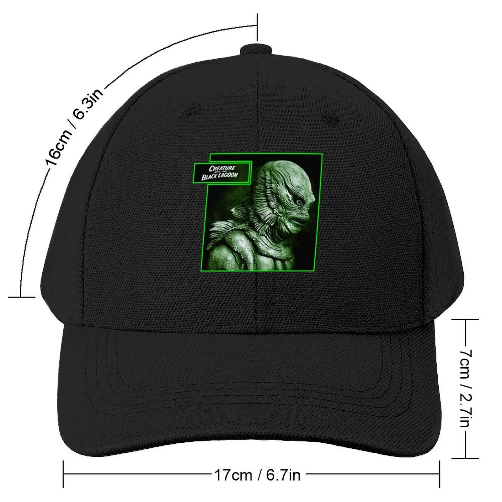 Creature from the Black Lagoon Baseball Cap Beach Outing Anime Hat Military Tactical Cap For Women 2024 Men's