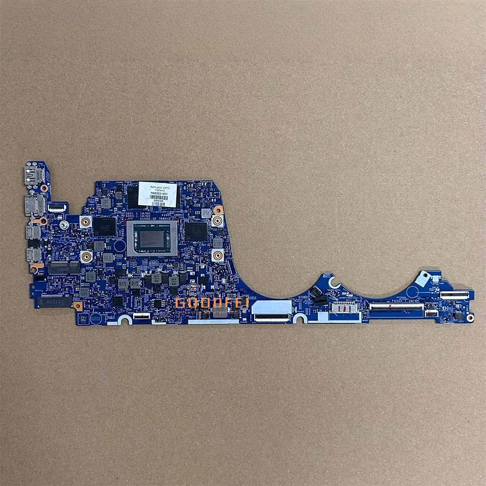 

AMD Ryzen 5 7540U 16G Laptop Motherboard Notebook Mainboard Accessories For HP Pavillion Plus 14-EY N60253-601 100% test OK