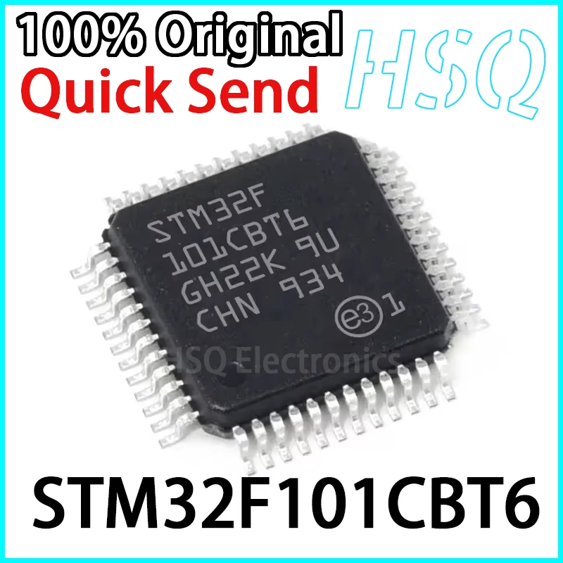 

1PCS STM32F101CBT6 Original LQFP-48 32-bit Microcontroller Chip