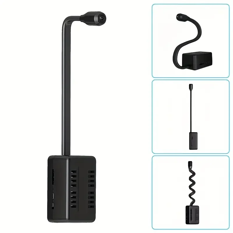 كاميرا WiFi 1080P 2.4G WIFI USB قابلة لإعادة الشحن مع بطارية 2000 مللي أمبير في الساعة، كشف الحركة، المراقبة عن بعد، عرض التطبيقات