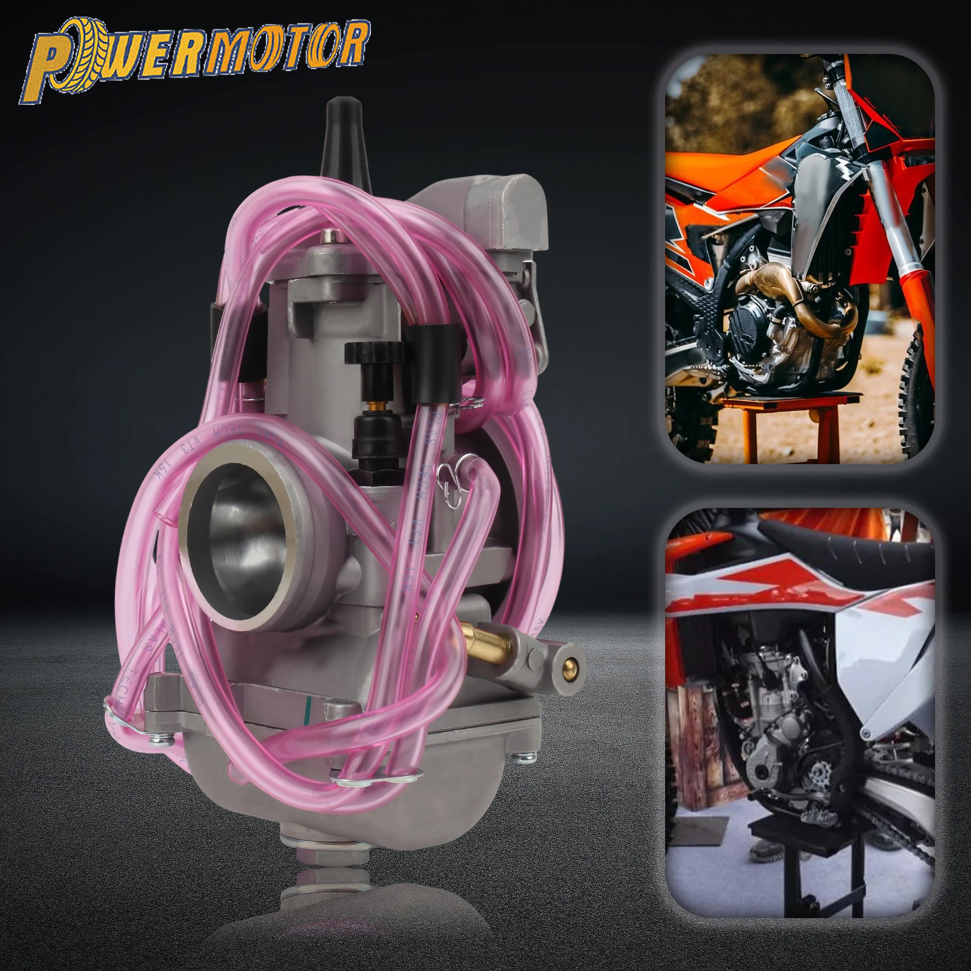 

PWK36S Motorcycle Carburetor For Keihin Kawasaki KTM 250exc TE250 SX125 YZ125 KX125 YZ250 125-300CC DirtBike Supermoto Carb Part