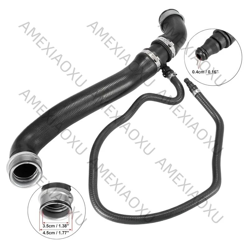 New Upper Radiator Coolant Hose For Mercedes-Benz W212 E300 M272 2125011382 AMEXIAOXU