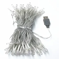 2M/3M/5M/10M USB 5V LED String Lights Fairy Lights Garland Christmas Decoration Party Wedding Xmas Safe Low Voltage String Light