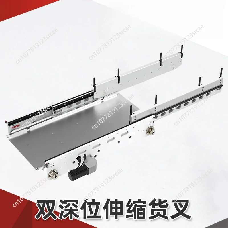 Double deep telescopic fork