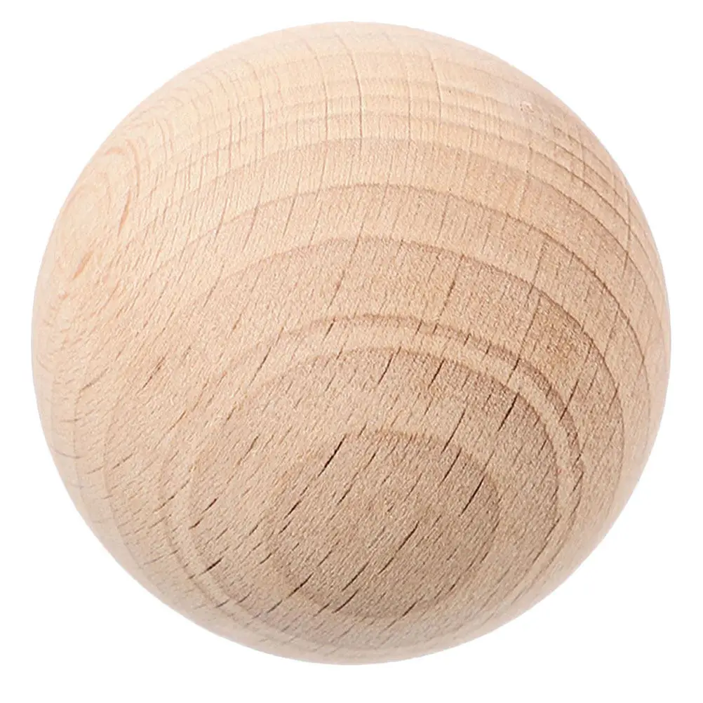 

7.5cm Unfinished Wooden Croquet Ball Round Hardwood Sphere for Outdoor Croquet Set Lawn Game Accessories Backyard Gatherings