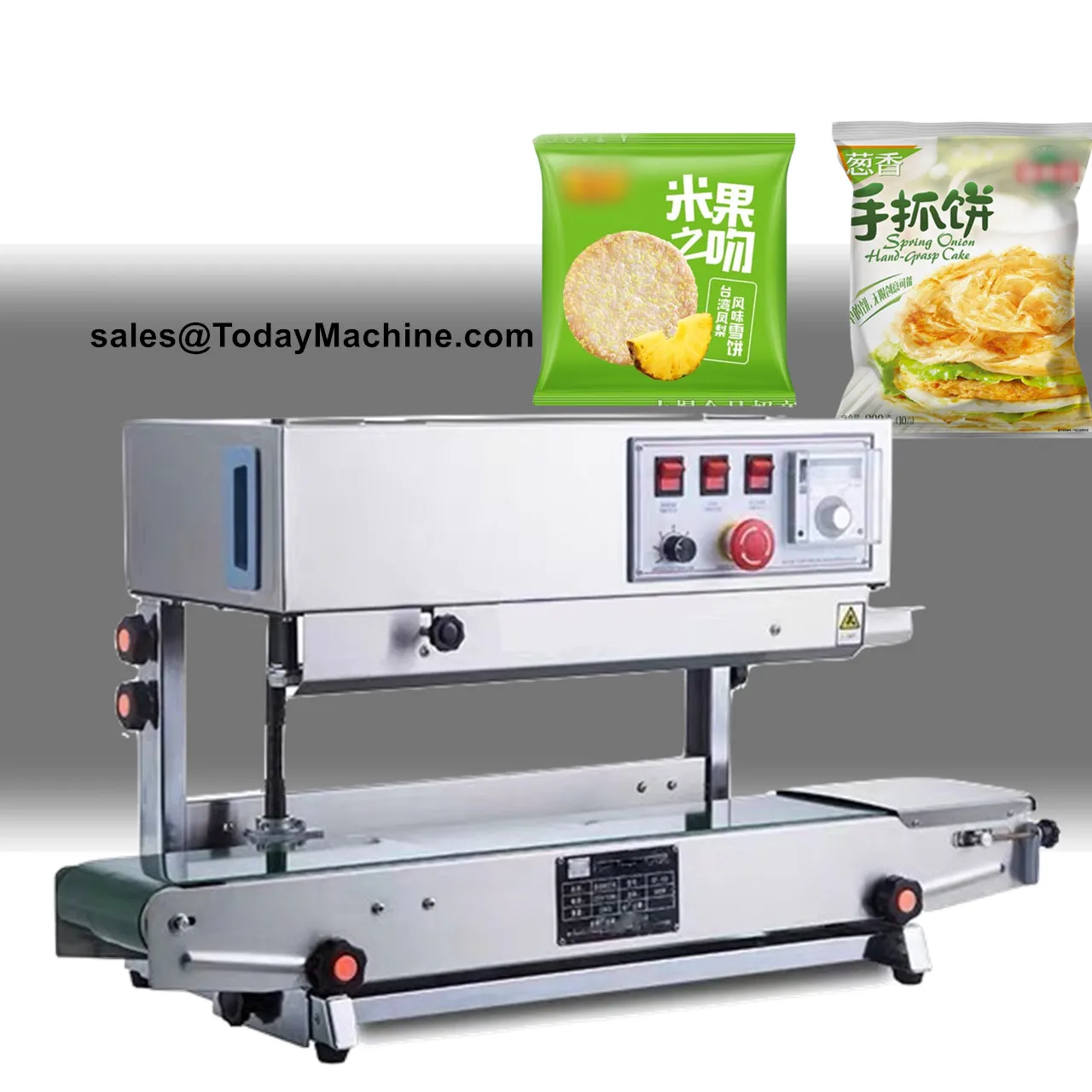 

Stainless Steel Automatic Horizontal Plastic Film Bags Heat Sealing Machine