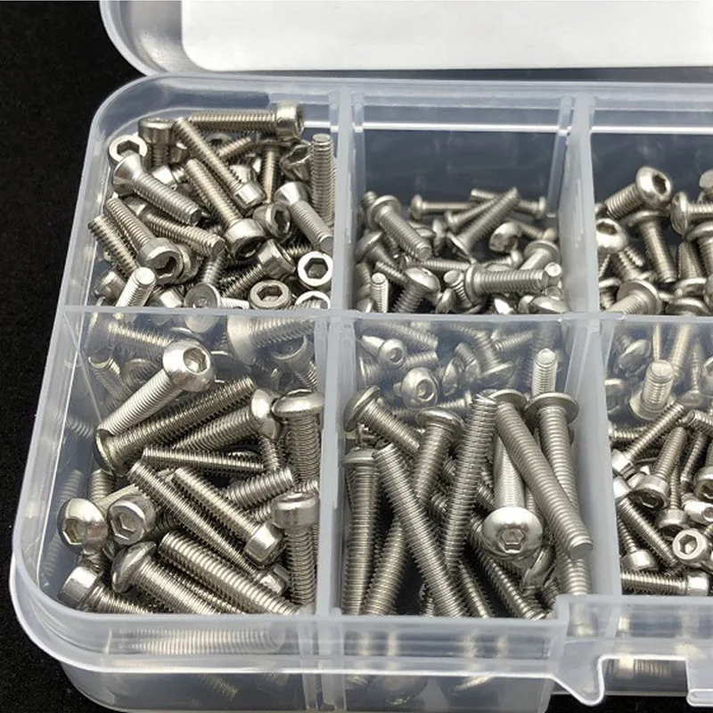 387pcs Stainless Steel Screw Kit Set 82056-4 Replacement For 1/10 RC Car Traxxas TRX-4 Land Rover Ford tactical Version Crawler