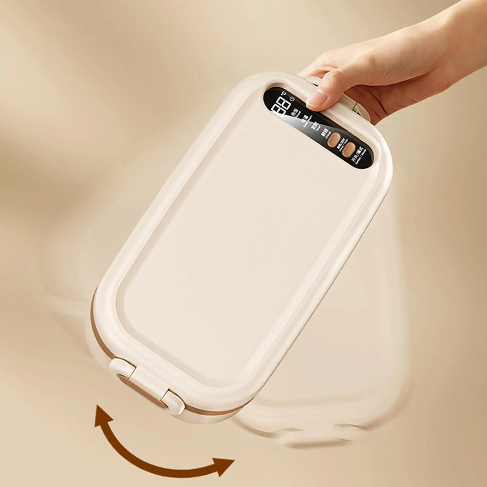 Electric Lunch Box 900ml Cordless Rechargeable Food Warmer Adults Electric Lunch Box For Work School Car Truck Home Party Picnic
