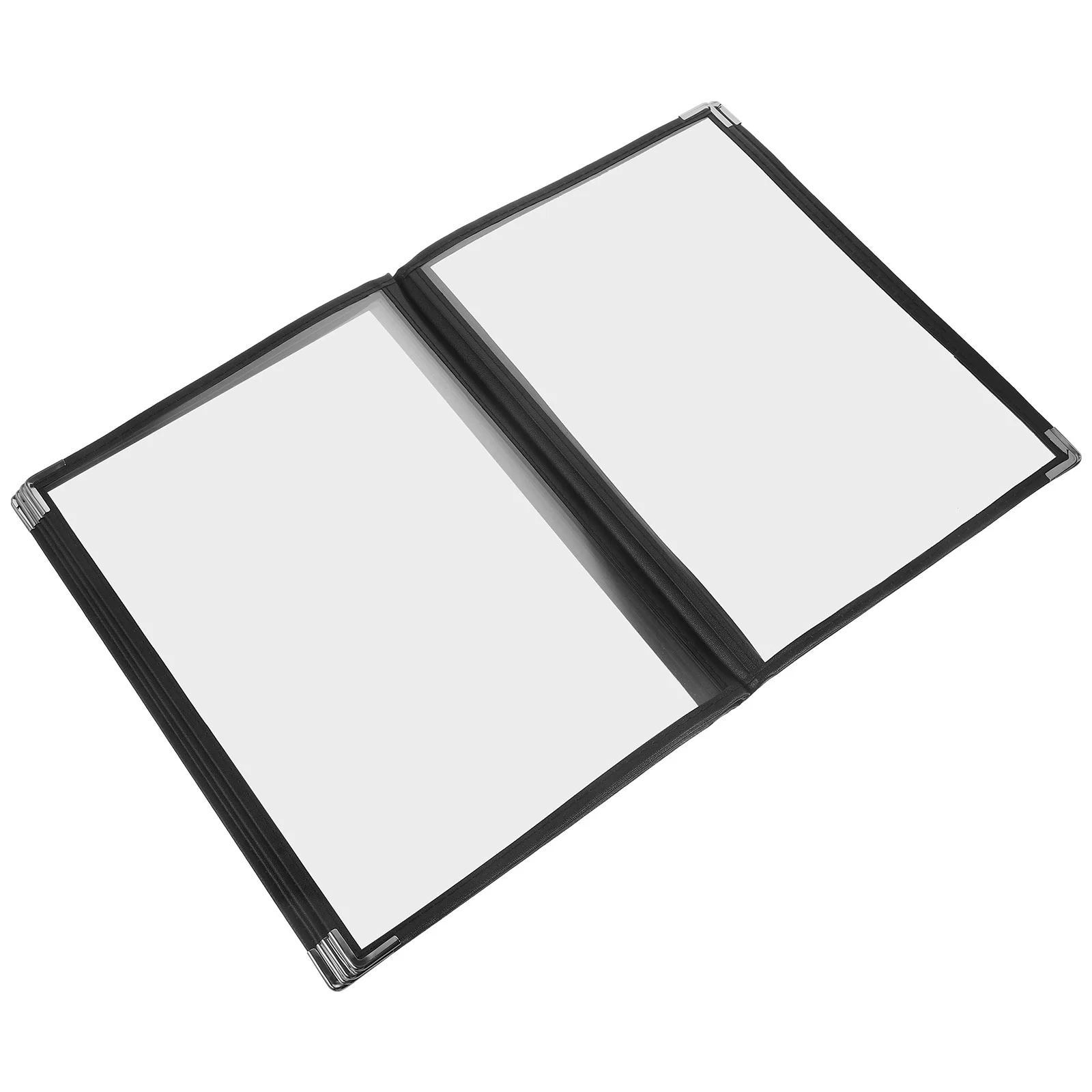 Menu Shelf Loose Leaf Recipe Book Man The Pvc Restaurant Holder Transparent Cover