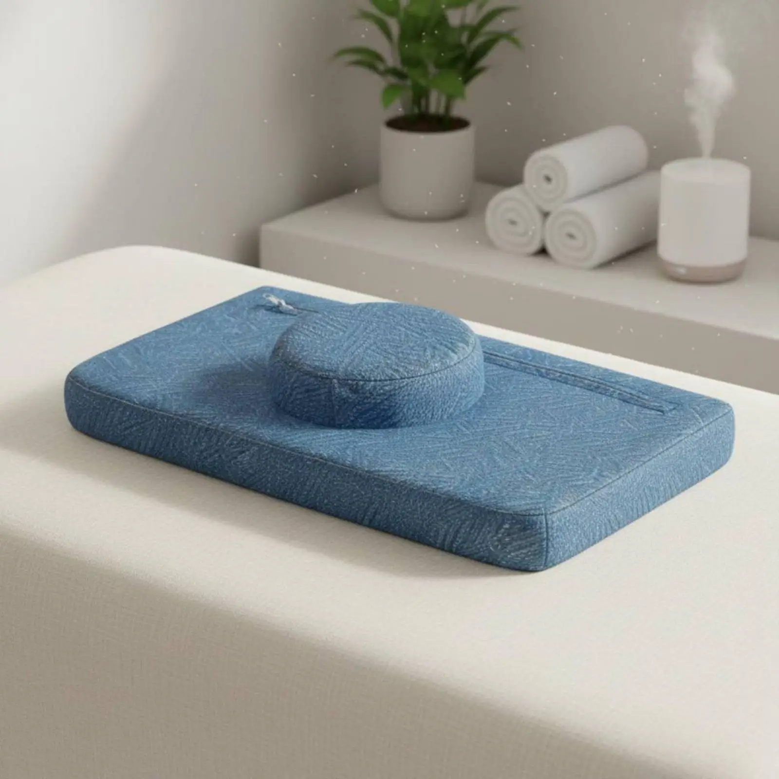 Ergonomic Salon Bed Pillow Firm Foam Beauty Cushion Massage Support Pillow for Eyelash Extension Spa