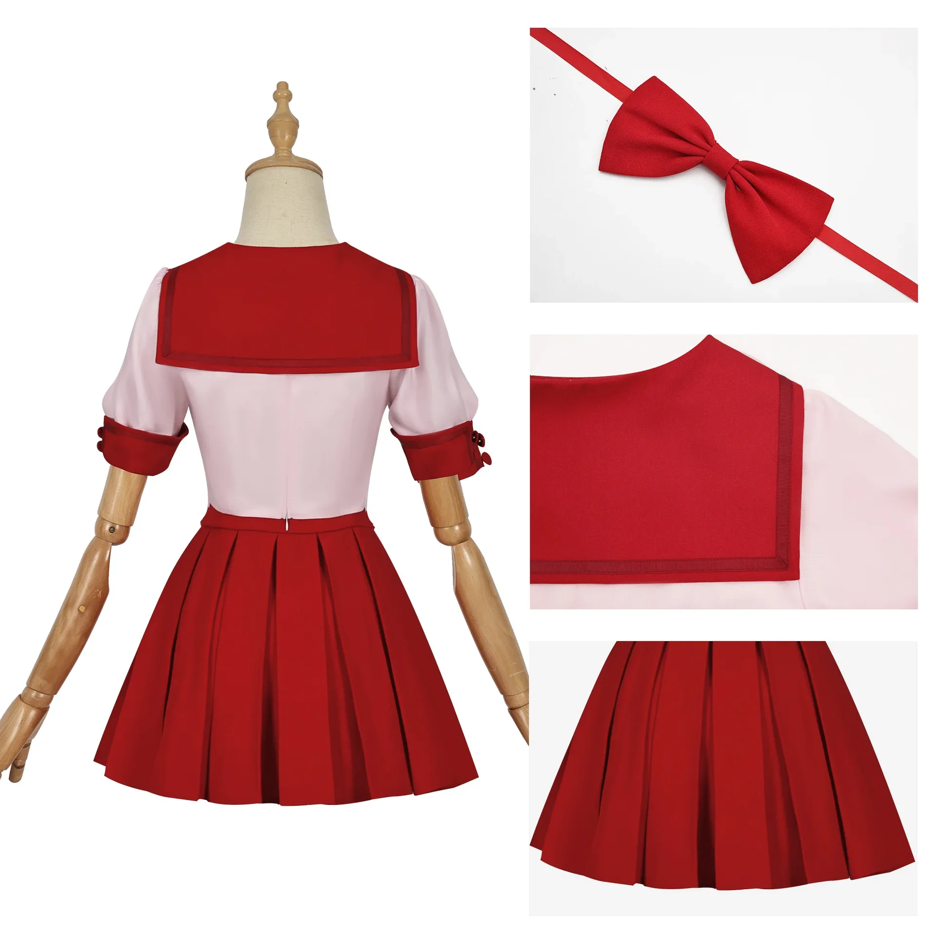 تأثيري أنيمي حورية البحر ميلودي هانون هوشو نانامي لوتشيا تأثيري حلي JK فستان زي مدرسي دور اللعب حفلة كرنفال الهالوين