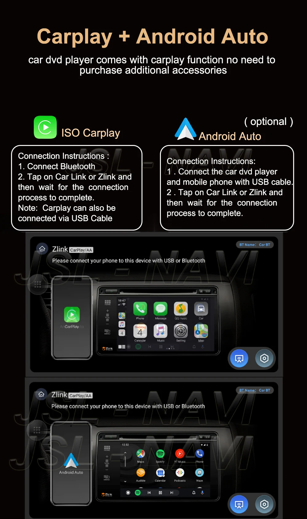 Android 16 9 Inch Carplay For RENAULT KADJAR 2015 - 2019 Car Radio Multimedia Center Bluetooth 4G Wifi Rear Camera Touch Display