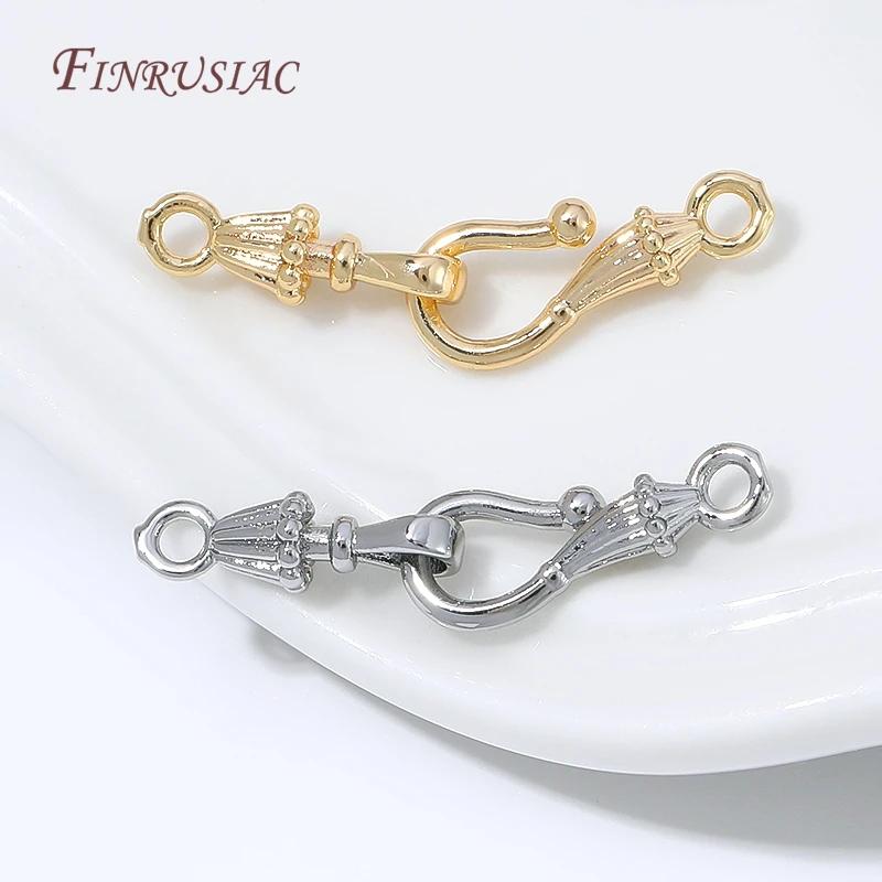 18K Gold Plated CZ Clasp Connectors with Cubic Zirconia – Luxury Jewelry Findings For DIY Necklace&Bracelet Making Supplies image 2