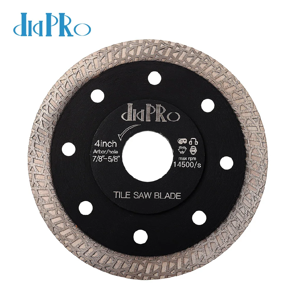 

105mm Turbo Diamond Blade Tile Turbo Blade Porcelain Blade For Porcelain Granite Marble Engineered Stone and Glazed Ceramic Tile