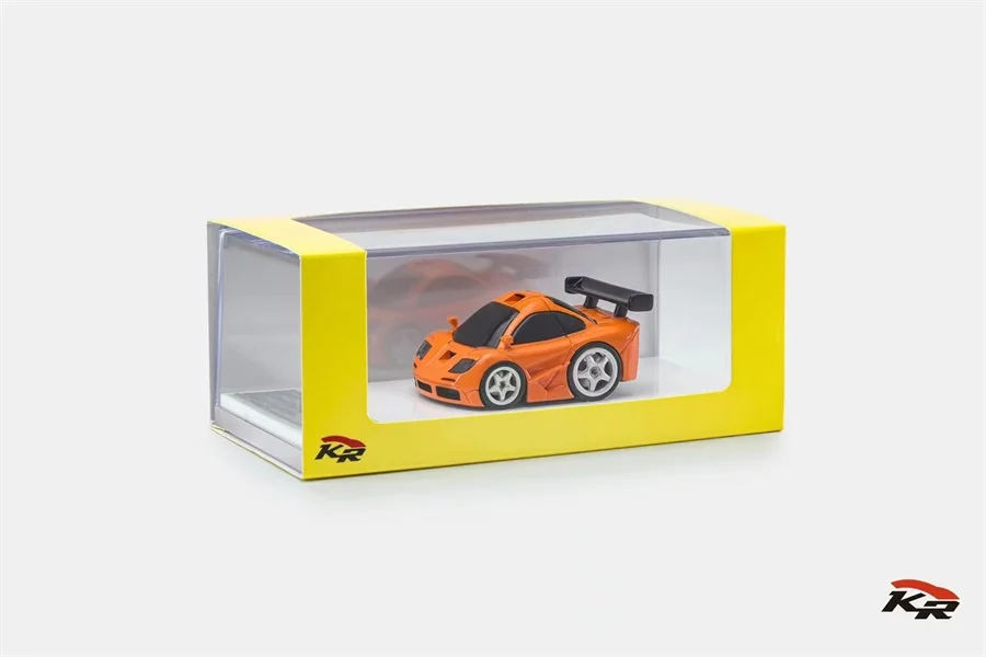 

KR 1/64 F1 Orange Q-version mini Egg Car resin model Collection gift