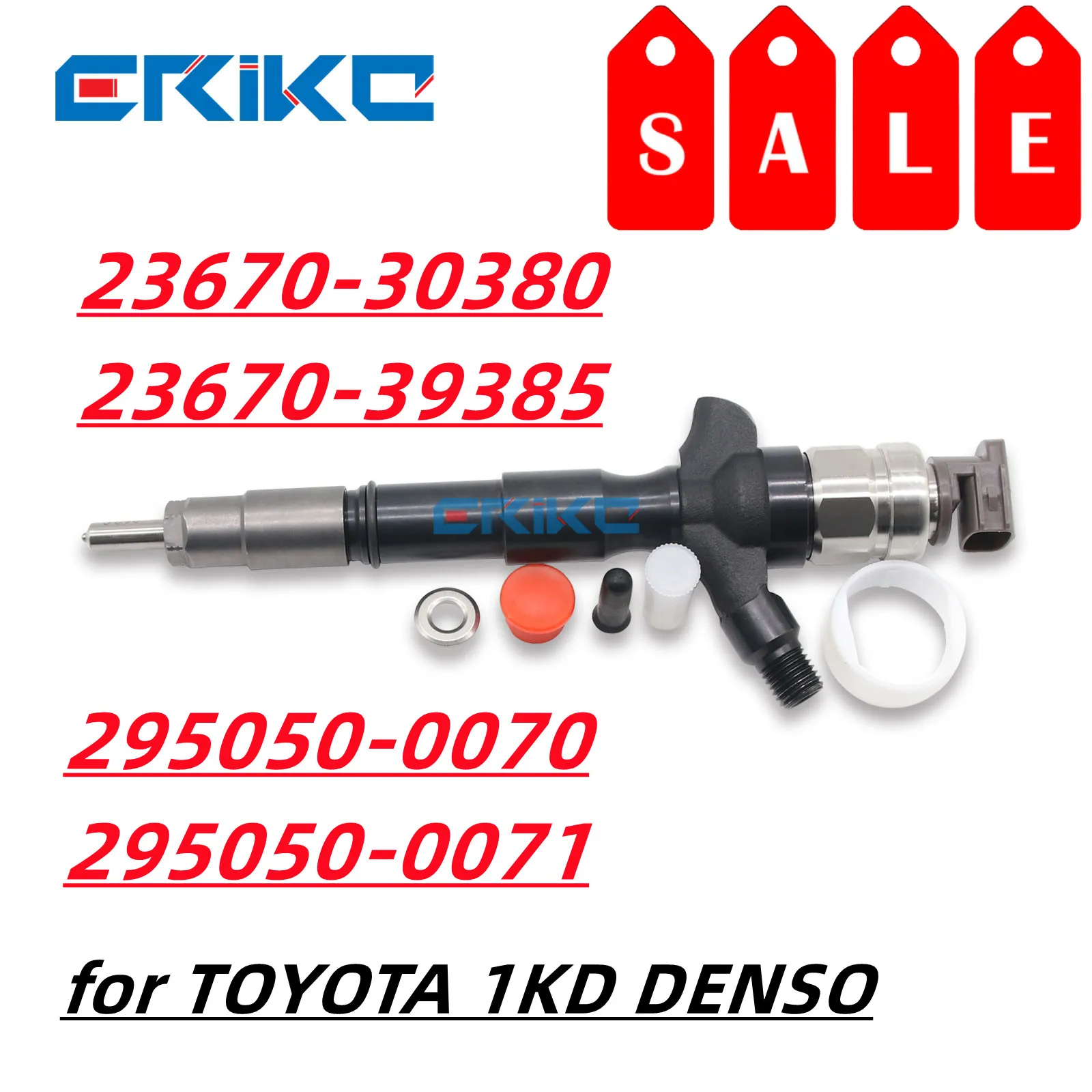 295050-0070 295050-0071 New Diesel Fuel Injector Nozzle Assy 295050-0072 for TOYOTA 1KD DENSO 23670-30380 23670-39385