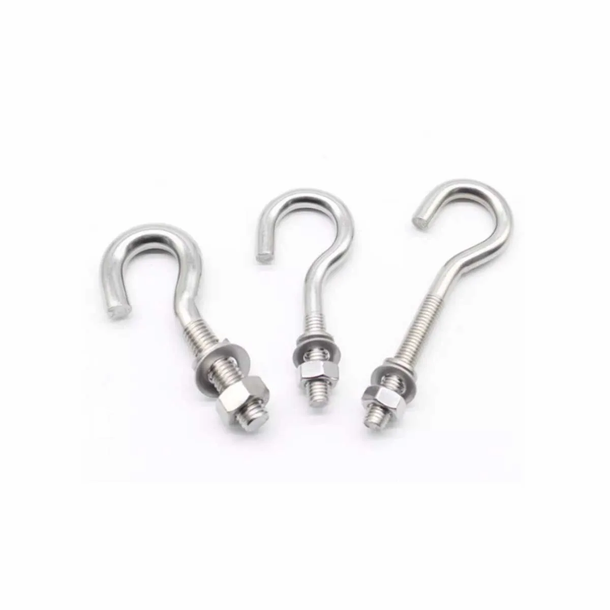 

304 Stainless Steel Question Mark Hook Screw/Lifting Eye Bolt M6M8M10M12