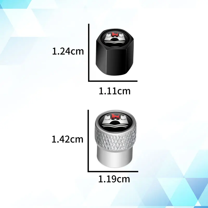 4Pcs Car Wolfsburg Badge Wheel Tires Valve Caps Tyre Valve Stem Covers For VW Volkswagen Touareg Tiguan Golf MK4 MK5 MK6 MK7