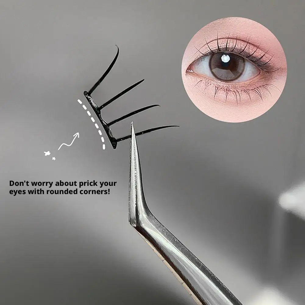 Cílios sem cola autoadesivos individuais, maquiagem diy, cílios naturais fofos, extensão de cílios mangá, ampliação dos olhos, maquiagem de beleza