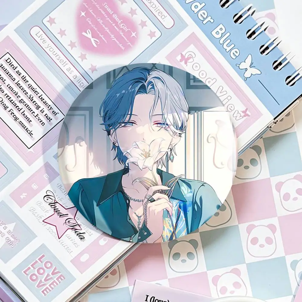 Akito Shinonome Toya Aoyagi Vivid BAD SQUAD  Laser Badge Creative Pins Brooch for Bag Clothes Hat Decor Gifts Fans Collect