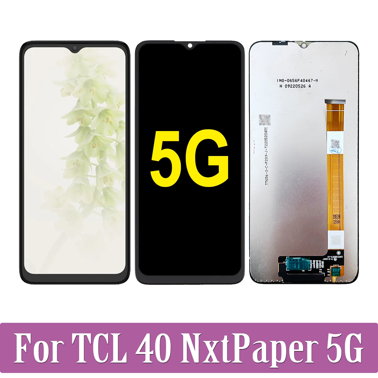 6.6\'\' For TCL 40 NxtPaper 5G LCD Display Touch Screen Digitizer Assembly