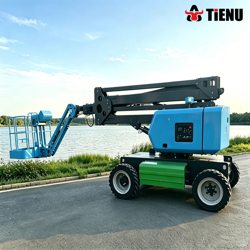 Mobile Aluminum Alloy Scissor Lift Platform for Construction Applications Electric Aerial Work Platform