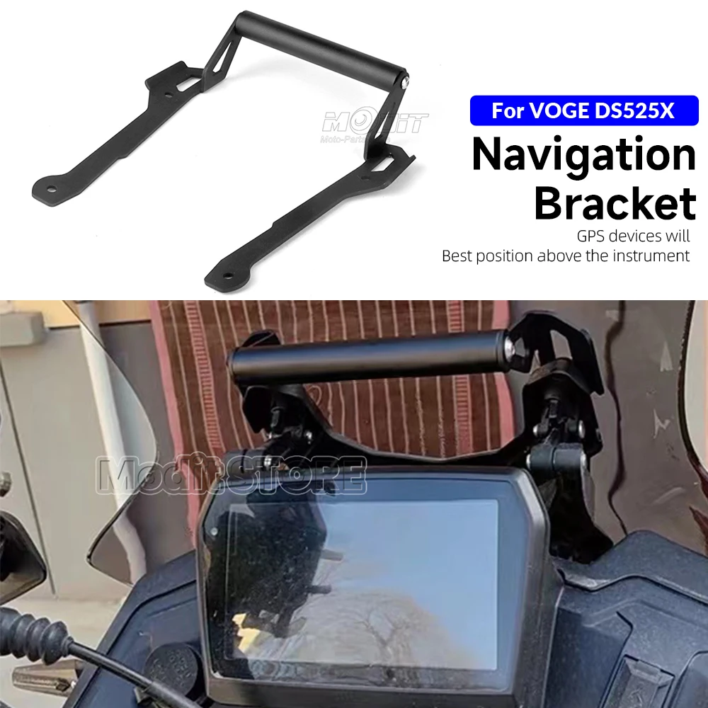 Motorcycle Mobile Phone Bracket Support For Voge DS525X 525DSX 2023 2024 phone holder GPS navigation holder Accessories