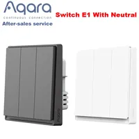 Aqara Smart Wall Switch E1 With Neutral ZigBee 3.0 Smart Home Light Switch for Xiaomi MiHome(China region) Homekit APP