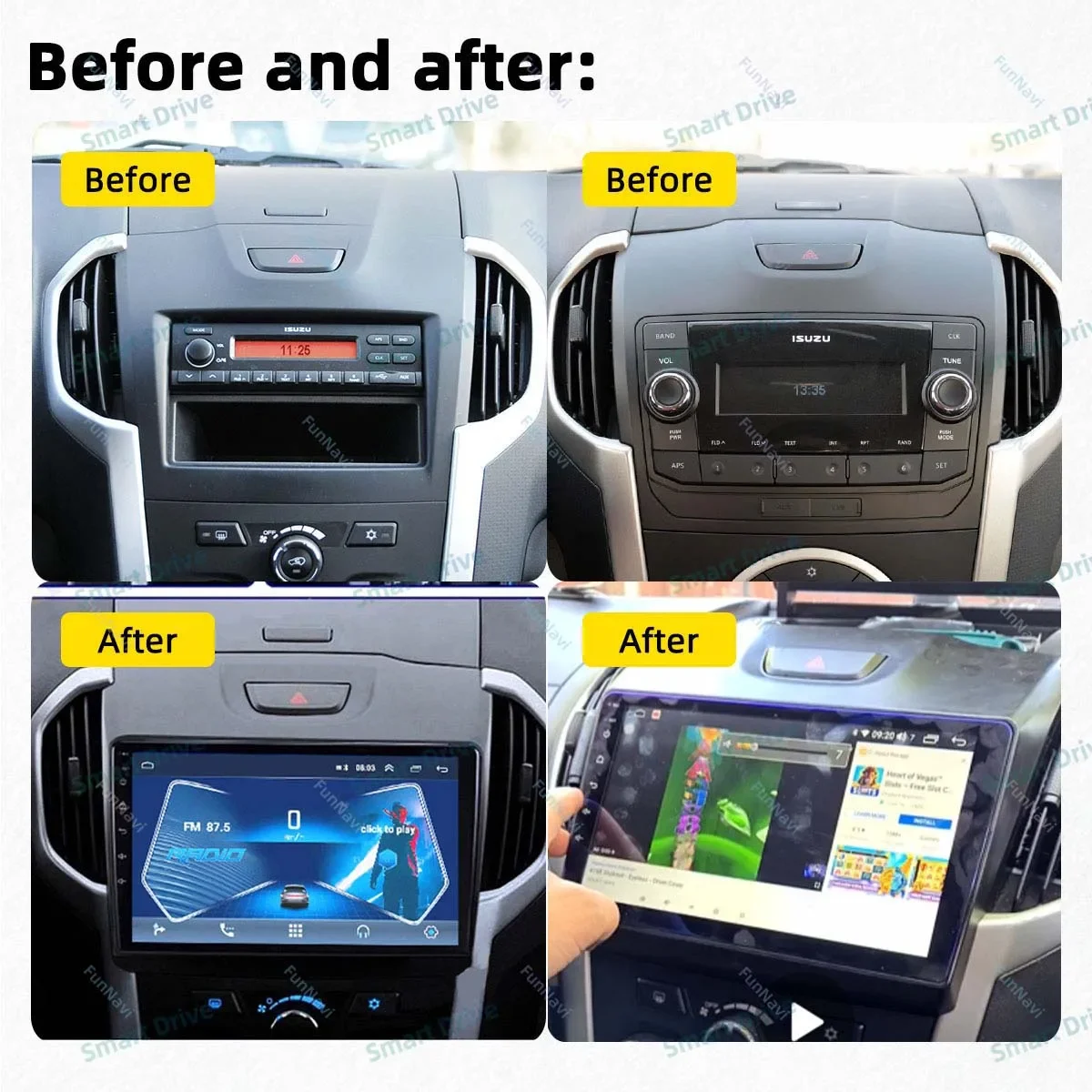 for Chevrolet S10 Isuzu DMAX D-Max 2014 - 2018 GPS Navigation Stereo Multimedia Player Autoradio Carplay 2 Din Android Car Radio