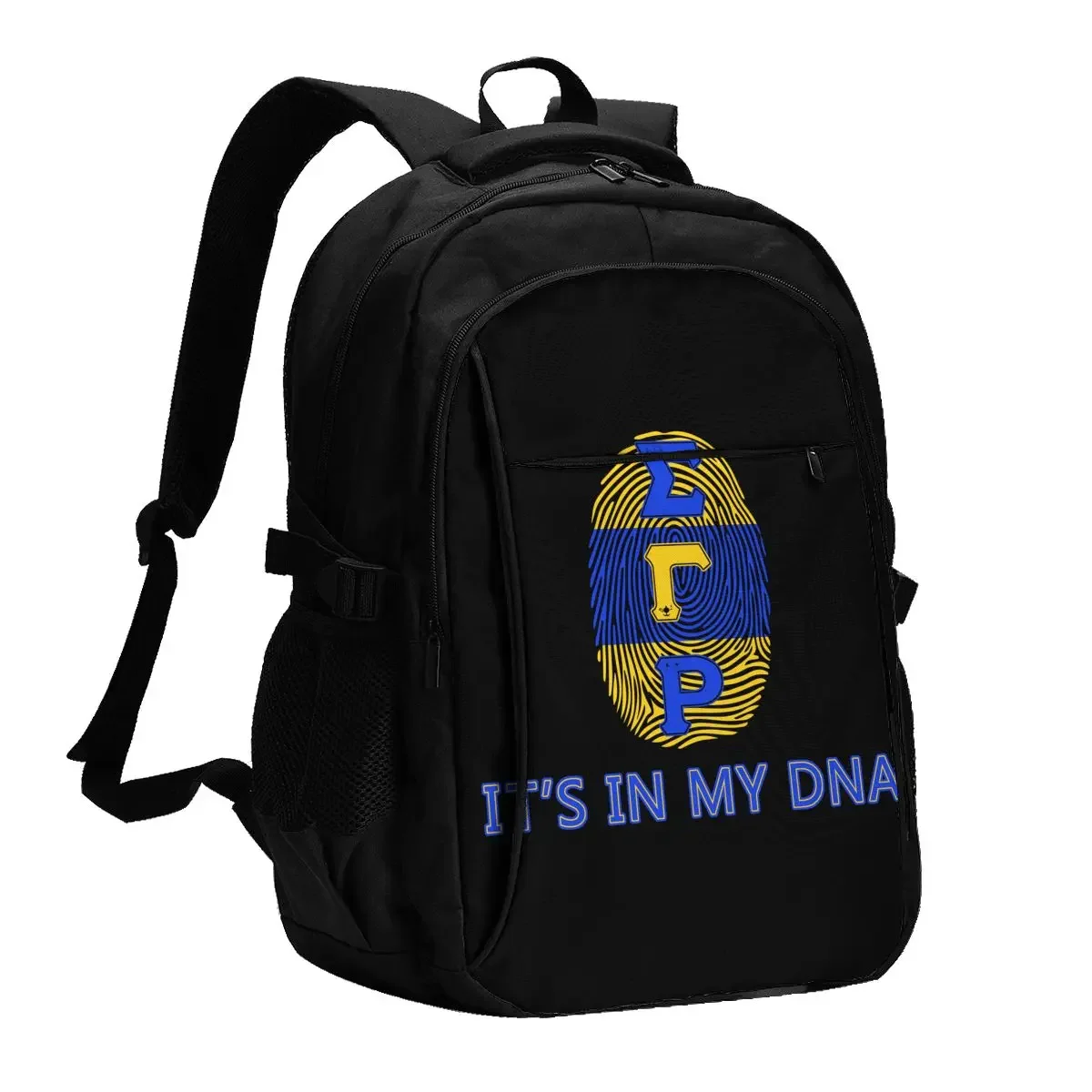 Sigma Gamma Rho SGR Travel Laptop Backpack, Business Water Resistant Laptop Backpack with USB Charging Port, College Bag