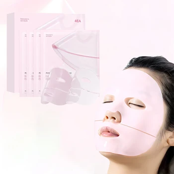 4pcs/Box Absorbable PDRN Pink Collagen Gel Mask Niacinamide Brightening Moisturizing…