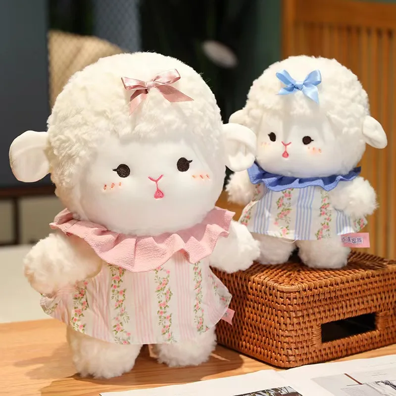 Schattige Cartoon Lamspop Knuffel Zacht Gevulde Alpaca Slaapkussen Grijpen Machine Pop Kinderen Vakantie Cadeau