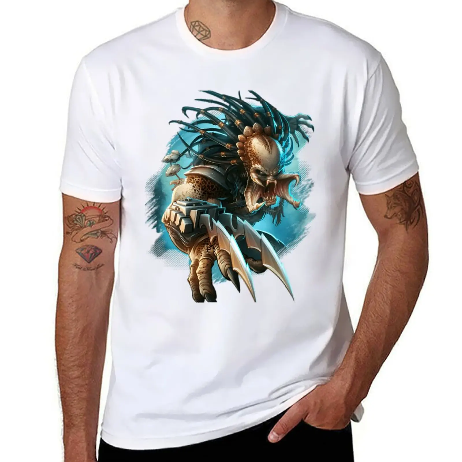 

Predator T-Shirt cotton t shirts man 100% t shirt man designer T-Shirt