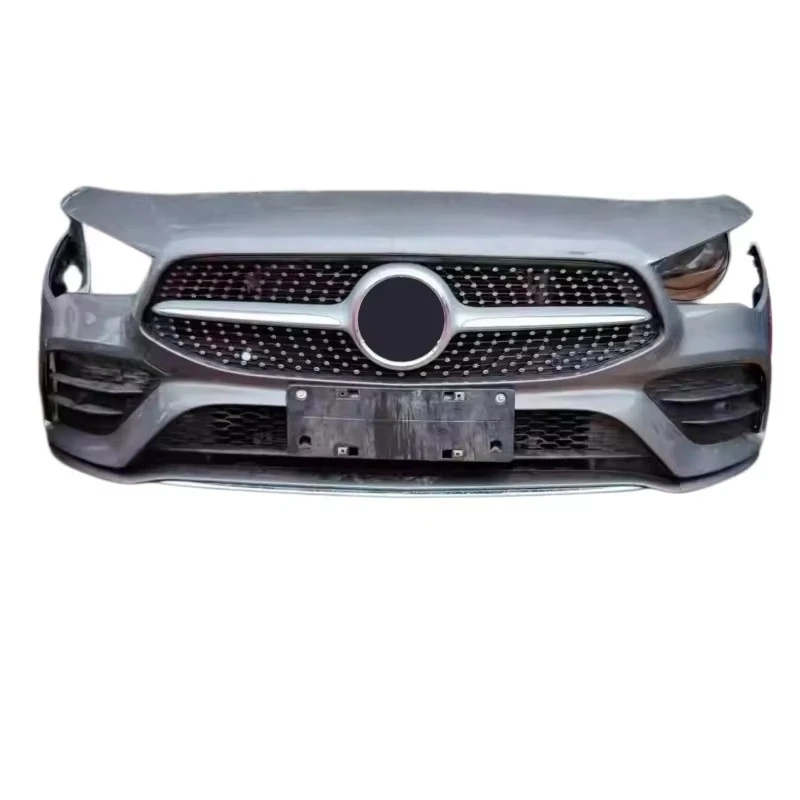 For White Paint Code 2013-2019 CLA-Class W117/C117 Car Bumper Assembly Suitable for Repair and Replacement Body Kit
