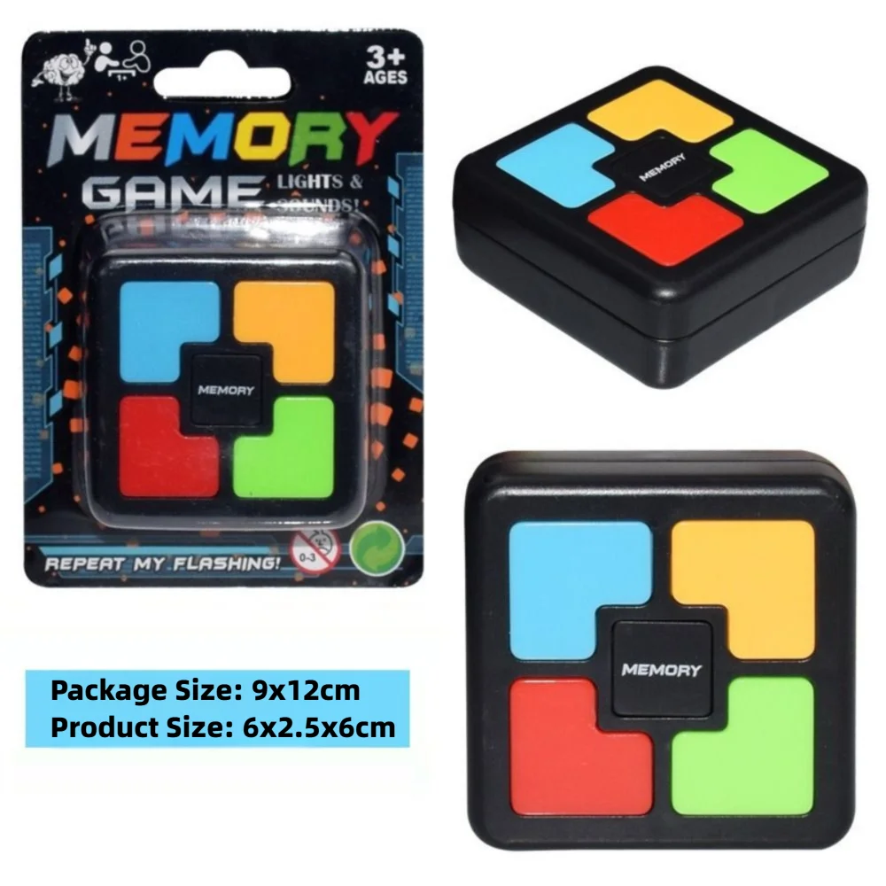 Lumière LED de haute qualité, jeu Simon, effet sonore compétitif, Machine de jeu de mémoire, jeu éducatif interactif pour plusieurs personnes