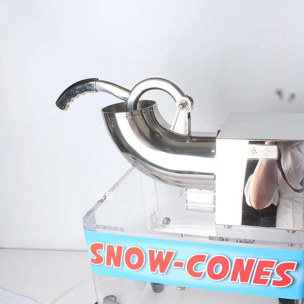 220V Commercial Electric Snow Cone Machine Shaved Ice Machine Snow Ice Breaker view 2