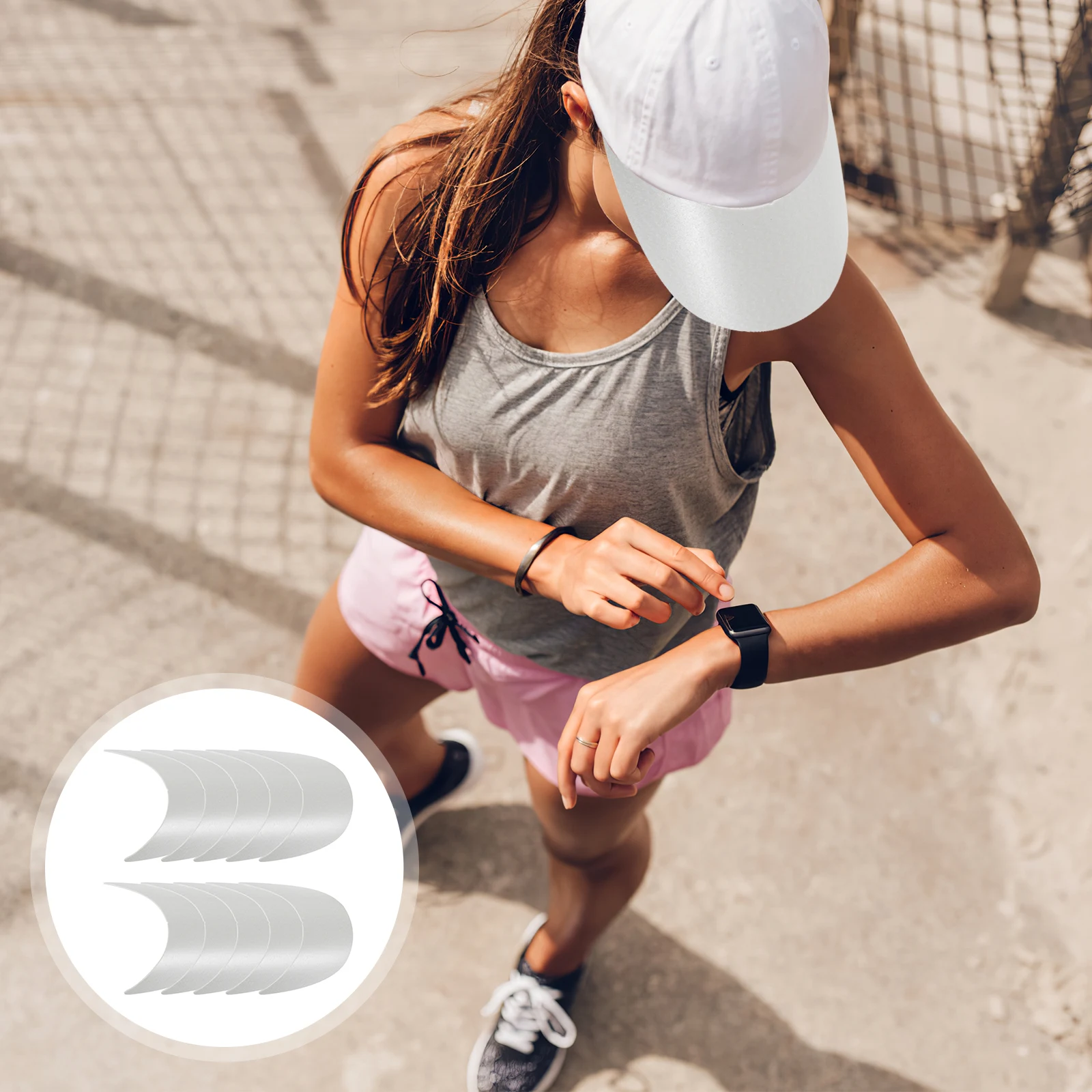 

10 Pcs Braided Sun Hat Caps Visor Sport Hats Women Breathable Wide Brim Protection Craft Travel DIY Sun Protection Hat Visor
