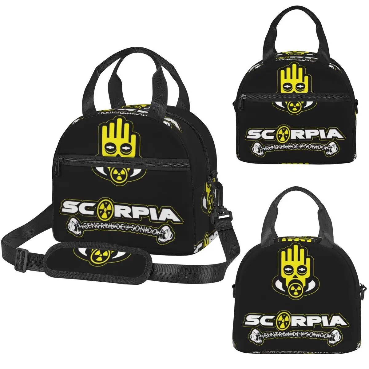 

Термосумка Scorpia Central Del Sonido для обедов, изолированная, для детей, школьная, герметичная, для ланч-боксов