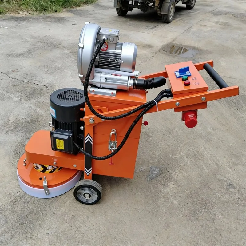 Floor Grinding Machine Remote Control Operation Concrete Grinder Polisher Cement Floor Prep Dust Extractor Vacuum