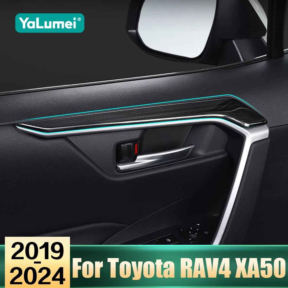 Für Toyota RAV4 XA50 2019 2020 2021 2022 2023 2024 RAV4 Hybrid Edelstahl Auto Tür Armlehne Rahmen Streifen Abdeckung streifen Zubehör
