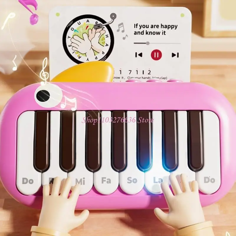 R6FD Kids Musical Learning Piano Toy With Multiple Sound Mode Safe Music Instrument